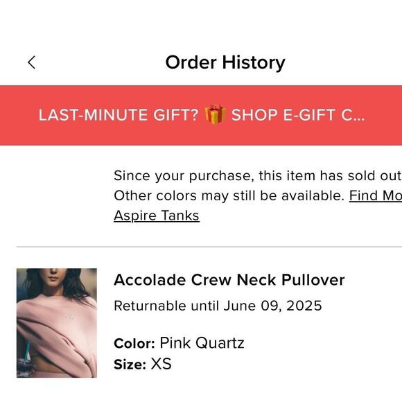 Alo Yoga Accolade Crew Neck Pullover NWT Pink Quartz Size XS - Picture 7 of 14